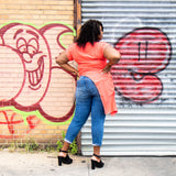 Ingrid Top- Orange Crush