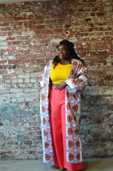 Wine Up Kimono - One Size - Tops